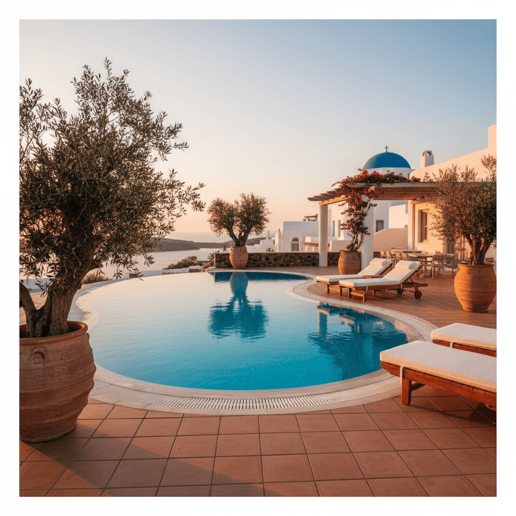 Private swimming pool
